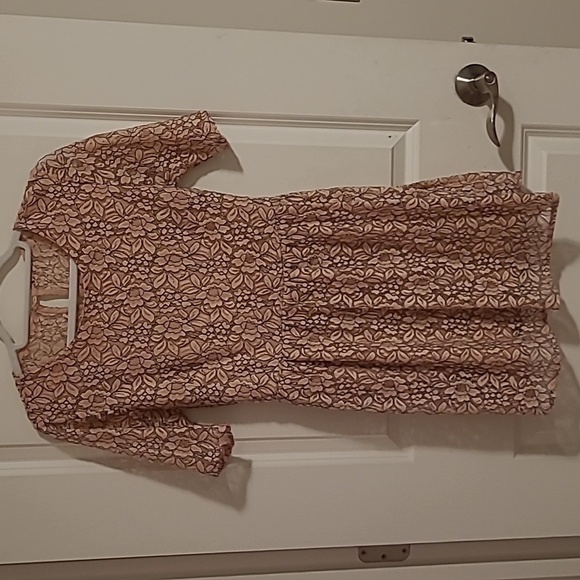 3/$27 Pink and black lace dress - Picture 1 of 6
